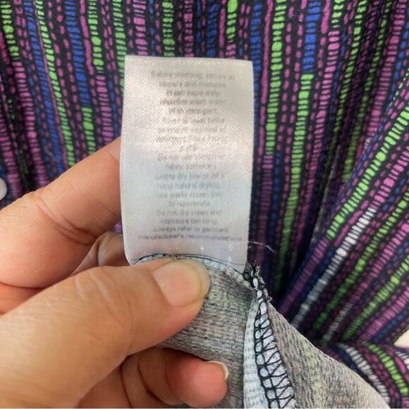 ChArmkpR Short Sleeve Round Neck Half Button Pullover Shirt Multi Color Size M - Picture 5 of 6